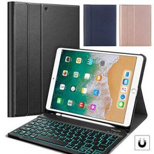 For iPad Air 3 Gen 2019/Pro 10.5 2017 Keyboard+Leather Case With Pencil Holder